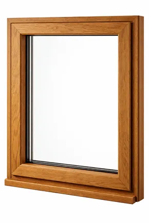 Hochwertiges Holzfenster